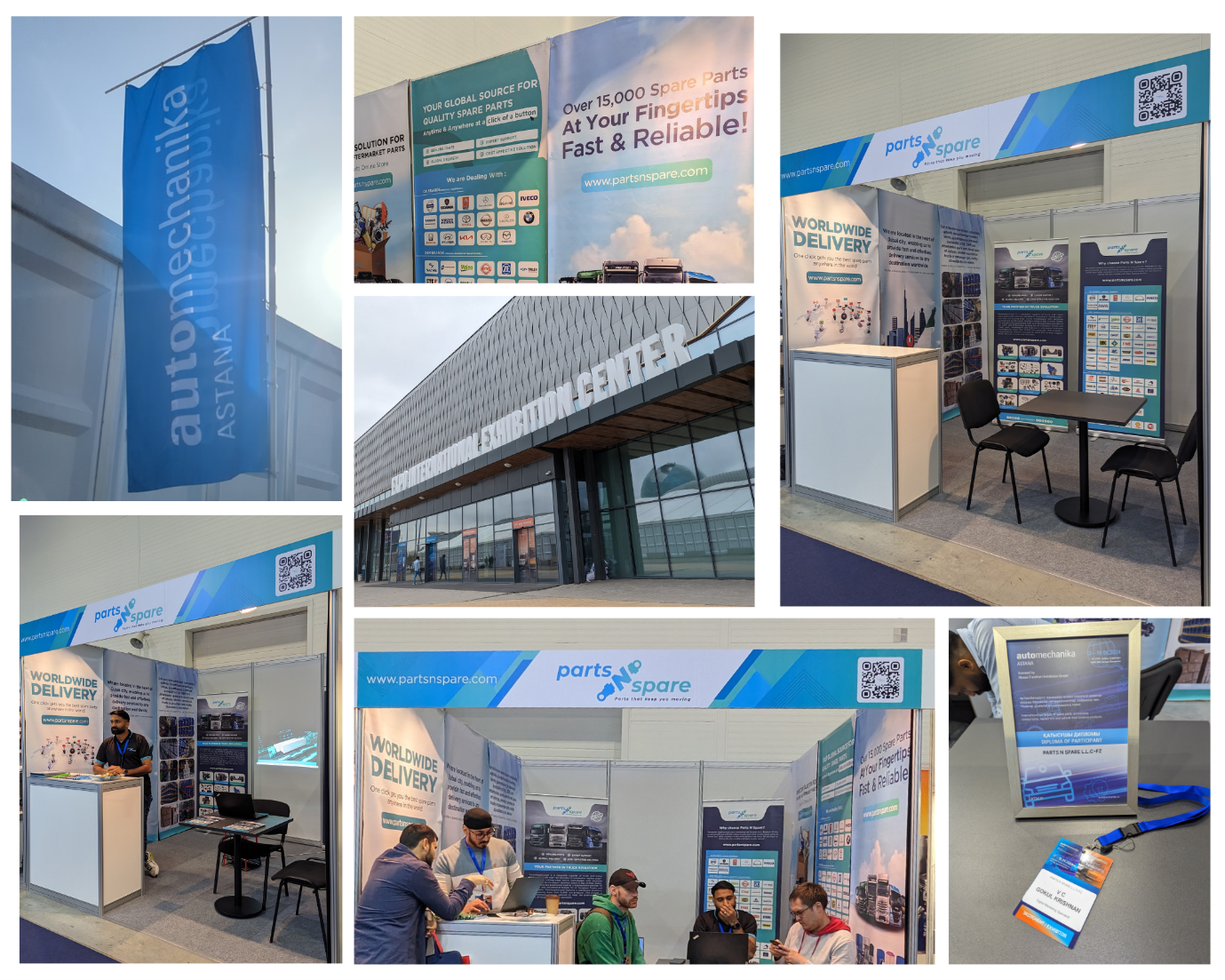 Driving Excellence: Partsnspare.com Shines at Automechanika Astana Expo 2024